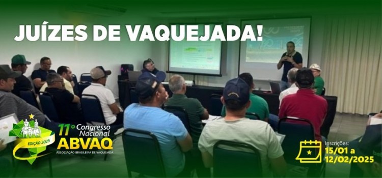 ABVAQ organiza a categorização dos juízes de vaquejada